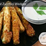 Air-fried-Zucchini-Wedges